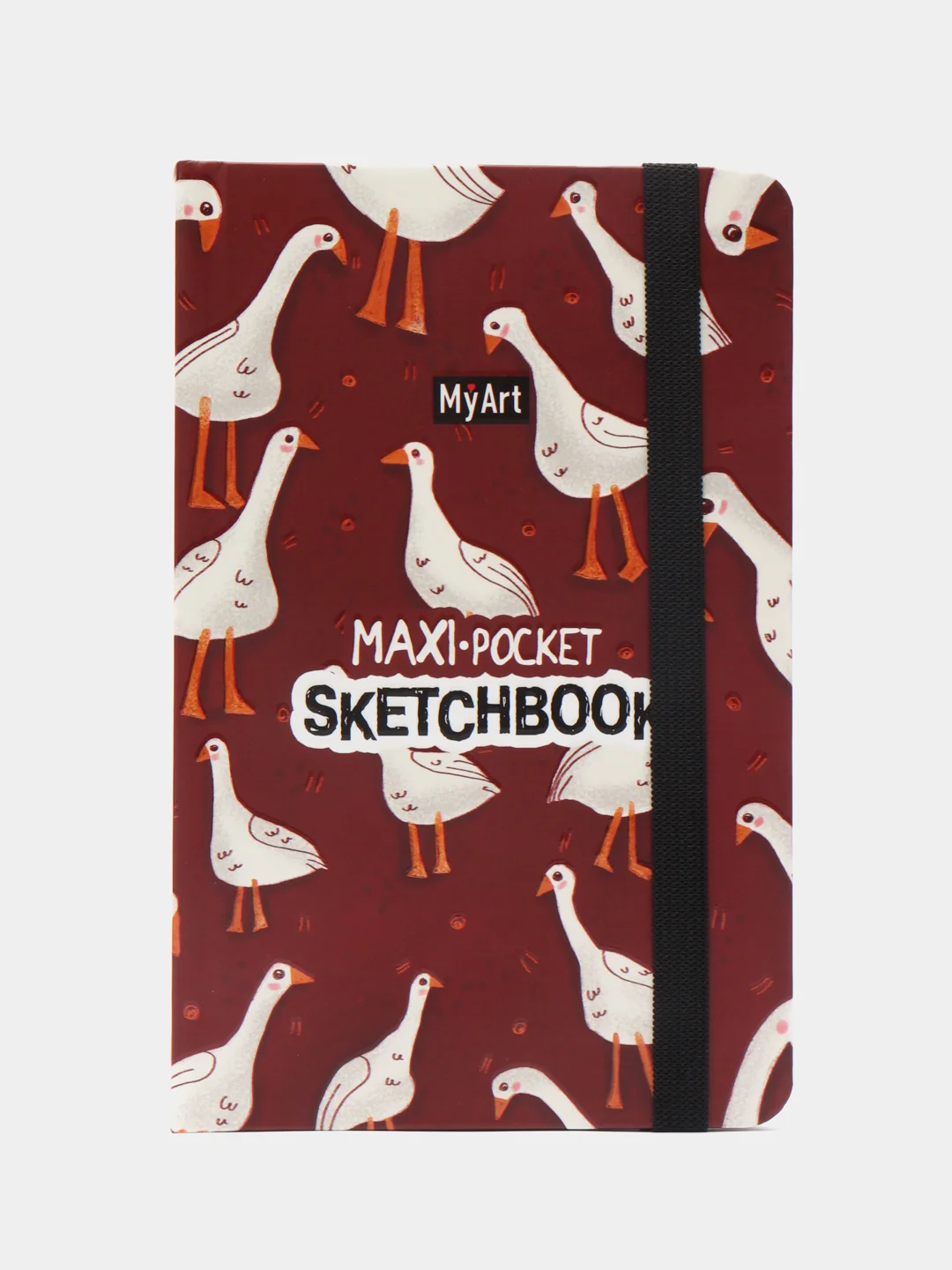 Коралловый блокнот для зарисовок 64 листа 117х180 мм. Скетчбук Maxi Pocket MyArt. Проф-Пресс