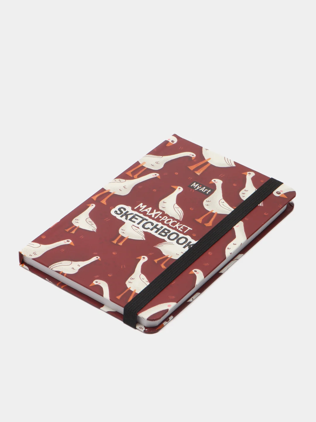 Коралловый блокнот для зарисовок 64 листа 117х180 мм. Скетчбук Maxi Pocket MyArt. Проф-Пресс