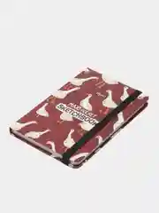 Коралловый блокнот для зарисовок 64 листа 117х180 мм. Скетчбук Maxi Pocket MyArt. Проф-Пресс