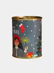 Алый носки в банке, женские. Подарок девушке