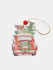 Зеленый новогодний набор для женщин: бьюти бокс с носочками