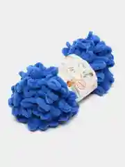Синий пряжа с большими петельками Puffy Alize (Ализе Пуффи), разные цвета