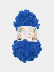Синий пряжа с большими петельками Puffy Alize (Ализе Пуффи), разные цвета
