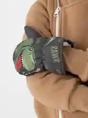 Зеленый рукавицы, варежки зимние, для мальчика