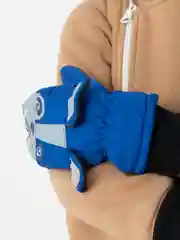 Синий детские варежки