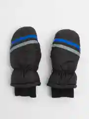 Черный варежки для детей 3-6 лет, краги детские зимние