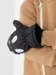 Угольный детские варежки