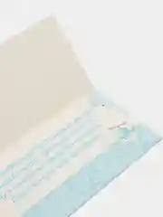 Бирюзовый конверт для денег, с разными надписями