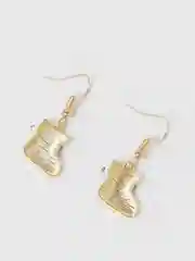 Алый серьги новогодние / серьги-подвески новогодние