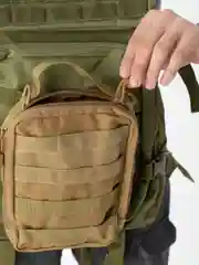 Желтый малый утилитарный подсумок аптечка на рюкзак