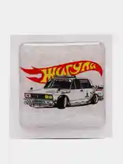 Рыжий 3d наклейки на телефон с тачками "JDM" drift, объёмные стикеры на телефон с машинками