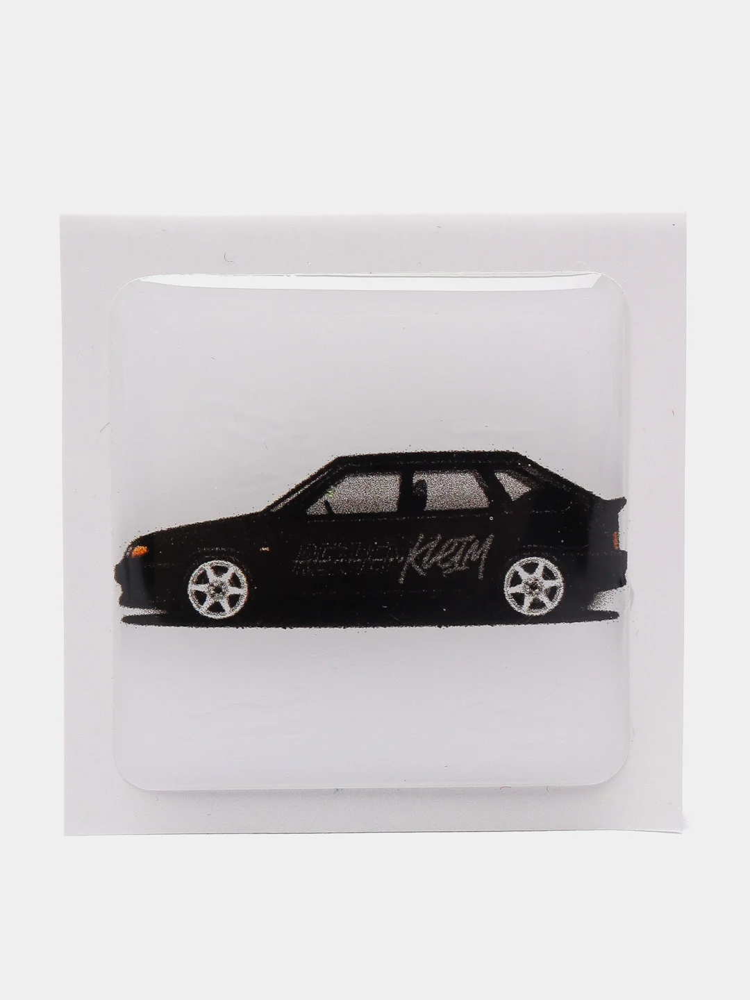 Оливковый 3d наклейки на телефон с тачками "JDM" drift, объёмные стикеры на телефон с машинками