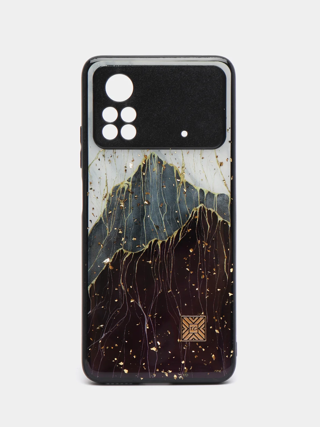 Серый чехол для POCO X4 Pro 5G "DF"
