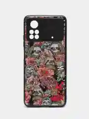 Красный чехол для POCO X4 Pro 5G "DF"