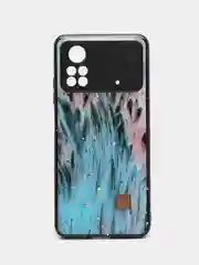 Бирюзовый чехол для POCO X4 Pro 5G "DF"