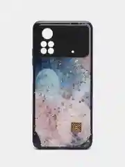 Небесно-голубой чехол для POCO X4 Pro 5G "DF"