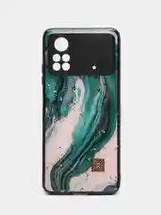 Тёмно-зелёный чехол для POCO X4 Pro 5G "DF"