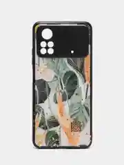 Оранжевый чехол для POCO X4 Pro 5G "DF"