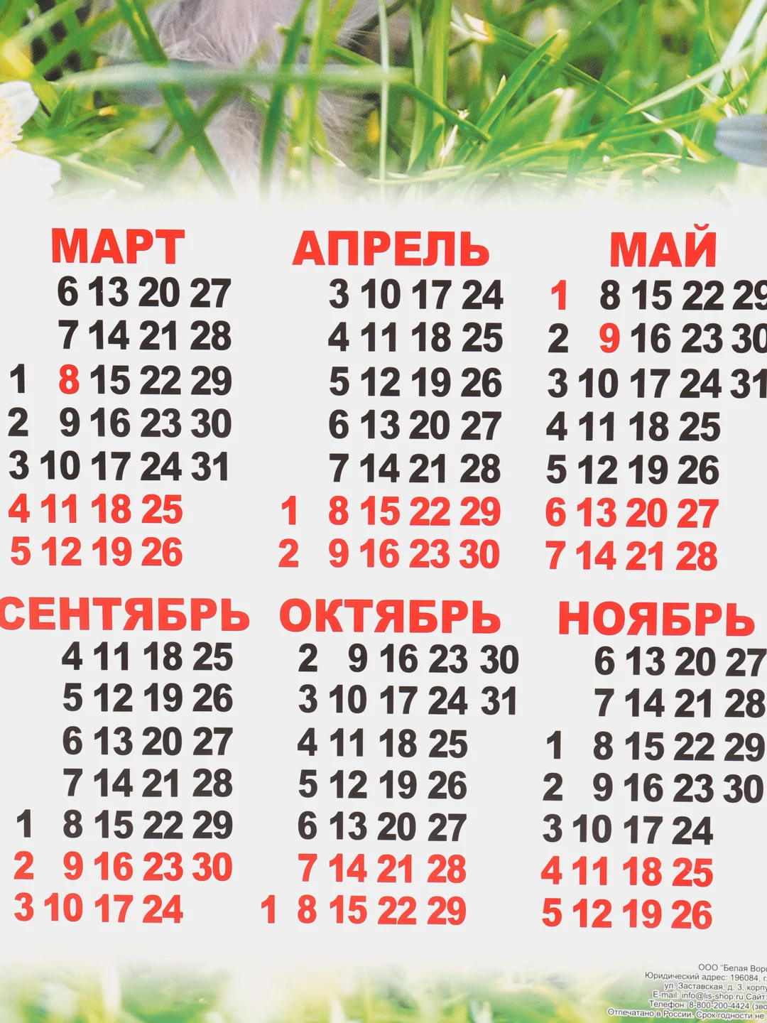 Алый календарь листовой настенный на 2025 год А2, 10 видов