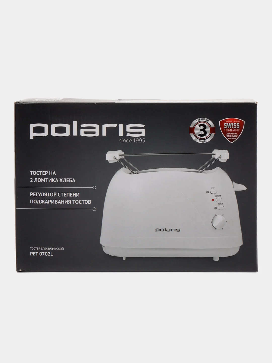 Тостер Polaris PET 0702L Белый