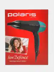Фен Polaris PHD 2245Ti, черный/ зеленый