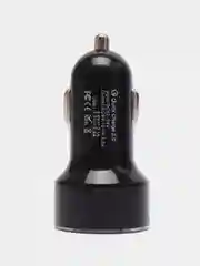 Угольный автомобильное зарядное устройство, быстрая зарядка QC3.0