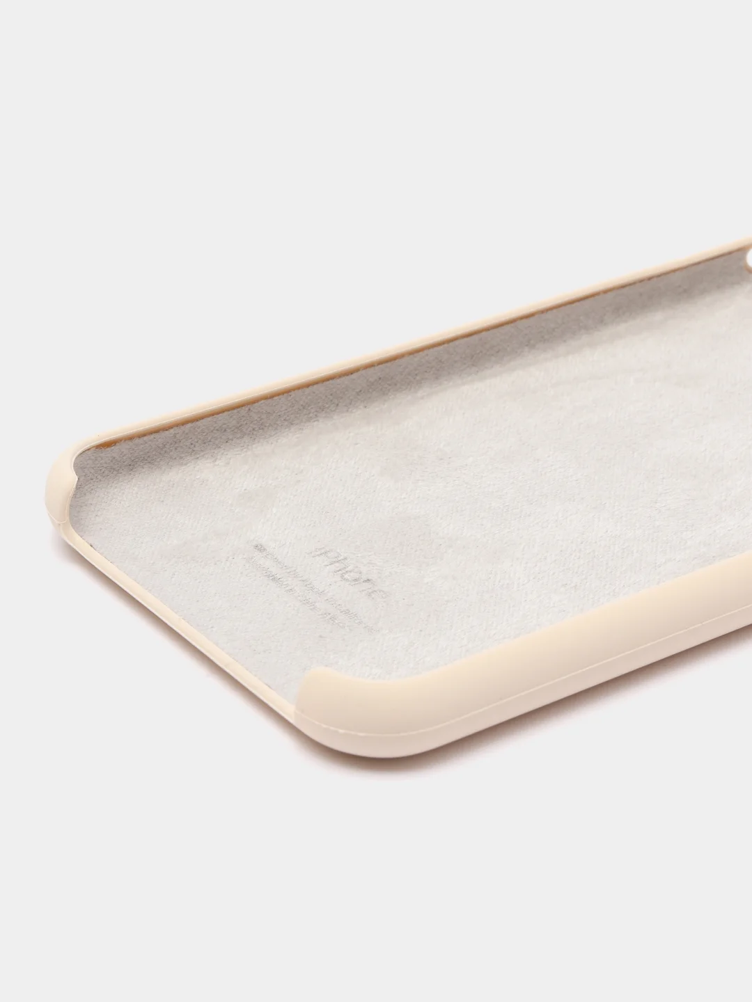 Слоновая кость чехол Silicone Case ( Чехол силиконовый ) для iPhone XS / XS MAX
