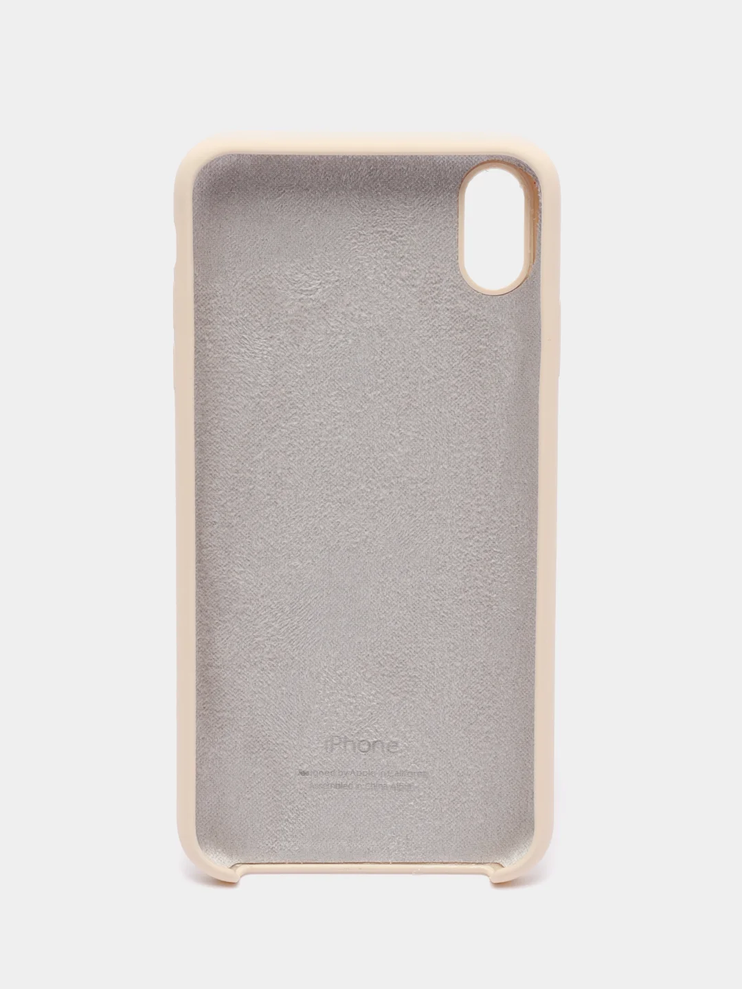 Слоновая кость чехол Silicone Case ( Чехол силиконовый ) для iPhone XS / XS MAX