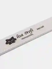 Пилка для ногтей Lisanail "Кошка", прямая, 100, 180