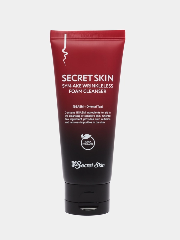 Антивозрастная пенка для умывания Secret Skin Syn-Ake Wrinkleless Foam Cleanser, 100 мл
