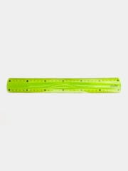 Линейка гибкая Attache Selection Flexible, 30см, зеленая