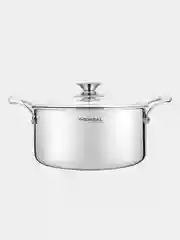 Кастрюля VENSAL Le Chef VS1532 из трехслойной нержавеющей стали 3,8л (22 см)