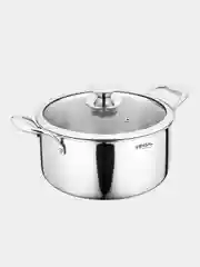 Кастрюля VENSAL Le Chef VS1532 из трехслойной нержавеющей стали 3,8л (22 см)
