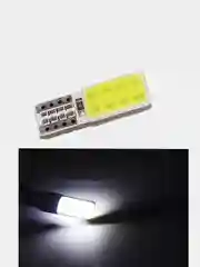 Белый габаритные автомобильные лампы, T10 W5W COB LED T10 COB DC, 12 В