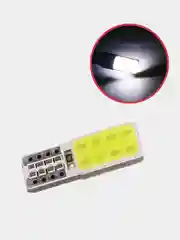 Белый габаритные автомобильные лампы, T10 W5W COB LED T10 COB DC, 12 В