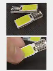 Белый габаритные автомобильные лампы, T10 W5W COB LED T10 COB DC, 12 В