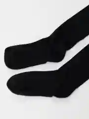 Черный колготки детские для девочки, школьные, х/б