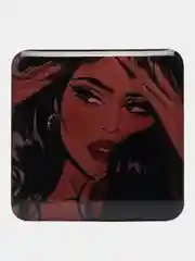 Желтый 3d-стикеры, наклейки на телефон "Девушки", Girls
