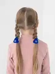 Синий резинки для волос
