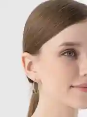 Серебряный серьги круглые