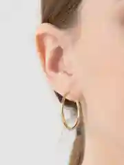 Серебряный серьги круглые