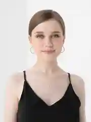 Серебряный серьги круглые