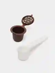 Черный многоразовая кофейная капсула для кофемашины Nespresso