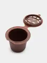 Коричневый многоразовая кофейная капсула для кофемашины Nespresso