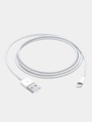 Провод для айфона / кабель lightning для зарядки Apple iPhone, 1 метр
