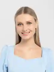 Круглые женские геометрические серьги