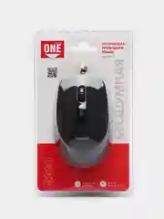 Черный бесшумная проводная мышь Smartbuy One SBM-265