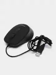 Черный бесшумная проводная мышь Smartbuy One SBM-265