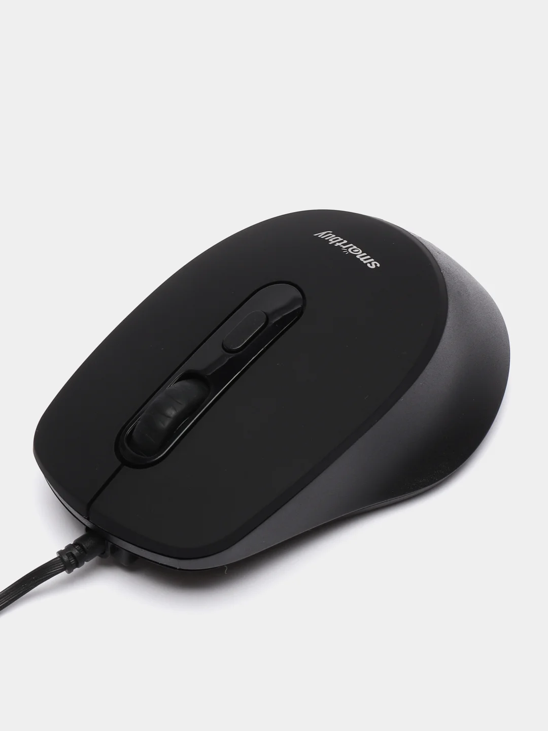 Черный бесшумная проводная мышь Smartbuy One SBM-265