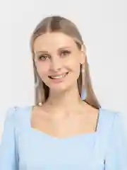 Лазурный серьги "Крылья бабочки"